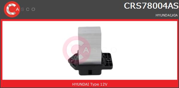 Opornik wentylatora CASCO CRS78004AS