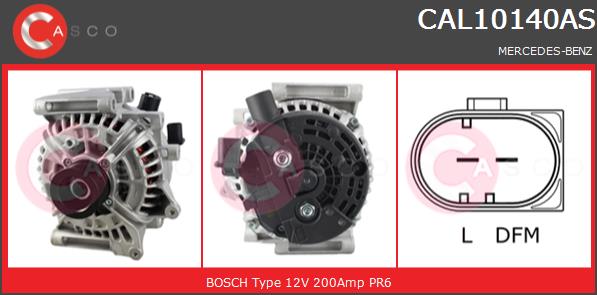 Alternator CASCO CAL10140AS