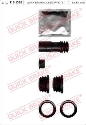 Zestaw naprawczy zacisk hamulcowy QUICK BRAKE 113-1360