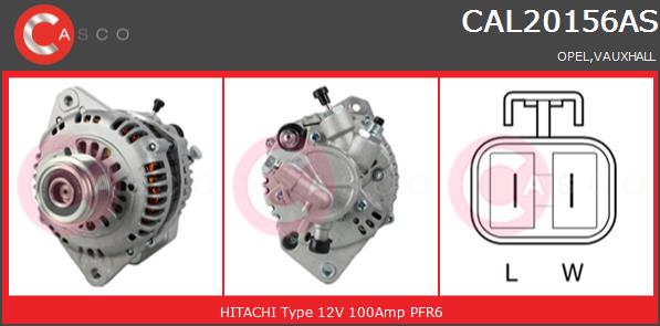 Alternator CASCO CAL20156AS