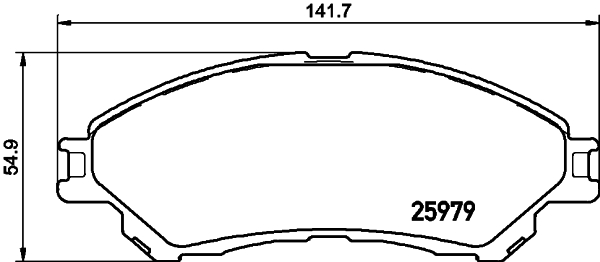 Klocki hamulcowe HELLA 8DB 355 021-461