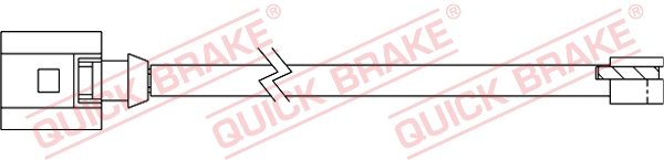 Czujnik zużycia klocków QUICK BRAKE WS 0363 A