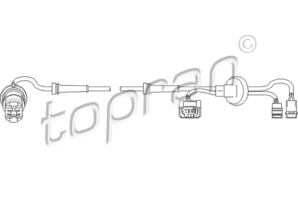 Czujnik ABS TOPRAN 109 925