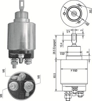Elektromagnes rozrusznika MAGNETI MARELLI 940113050348