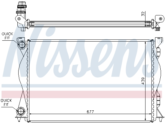 Chłodnica NISSENS 60235A