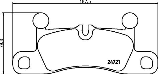 Klocki hamulcowe HELLA 8DB 355 015-101