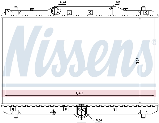 Chłodnica NISSENS 64198