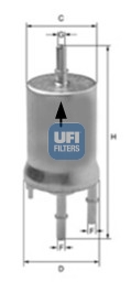 Filtr paliwa UFI 31.855.00