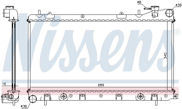 Chłodnica NISSENS 67705A