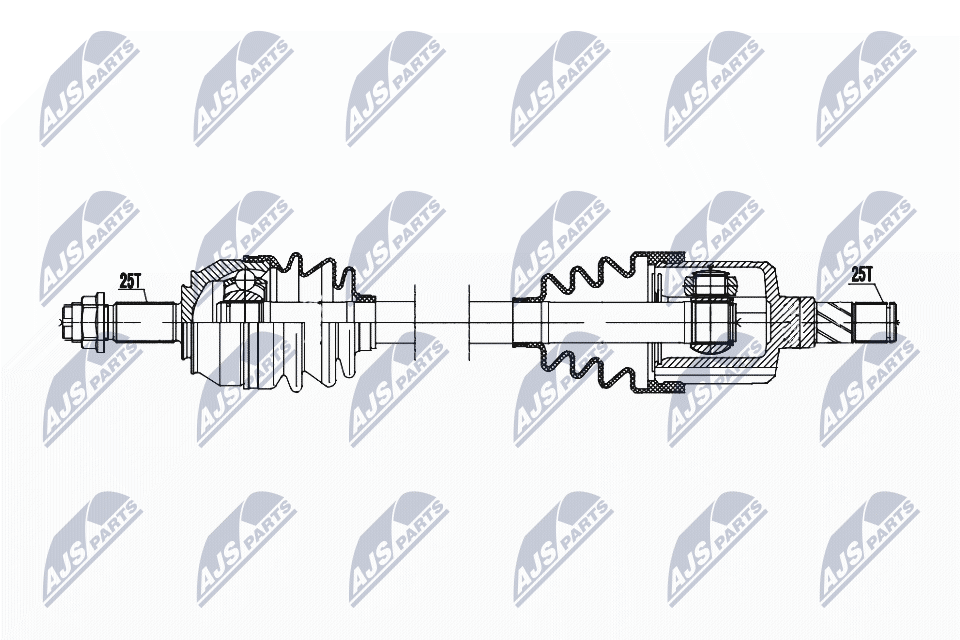 Wał napędowy NTY NPW-PL-133