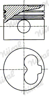 Tłok NÜRAL 87-990100-40