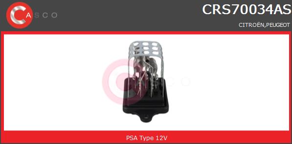 Opornik wentylatora CASCO CRS70034AS
