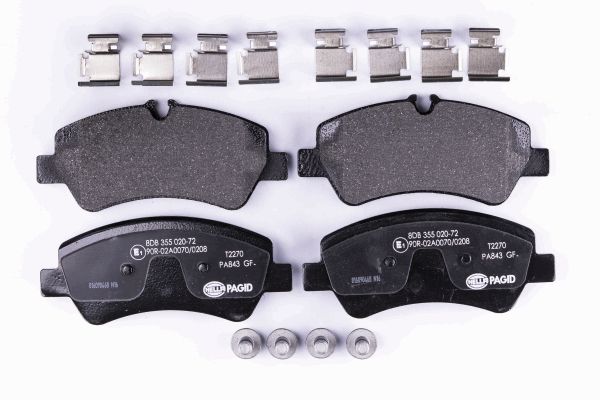 Klocki hamulcowe HELLA 8DB 355 020-721