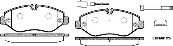 Klocki hamulcowe REMSA 1245.02
