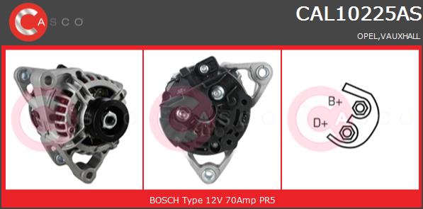 Alternator CASCO CAL10225AS