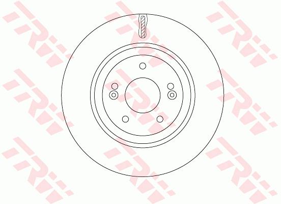 Tarcza hamulcowa TRW DF7592