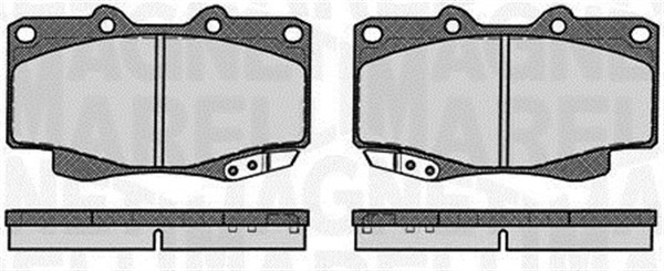 Klocki hamulcowe MAGNETI MARELLI 363916060495