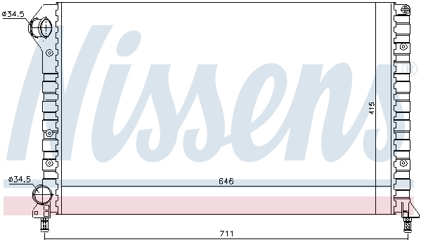 Chłodnica NISSENS 61766