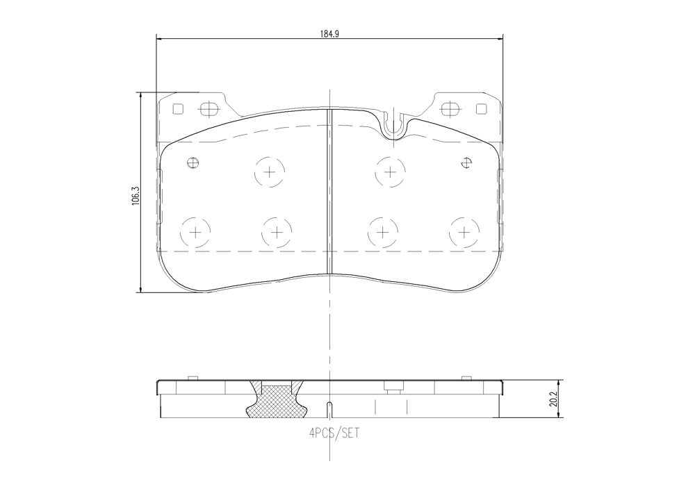 Klocki hamulcowe BREMBO P 06 100