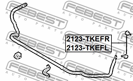 Łącznik stabilizatora FEBEST 2123-TKEFR