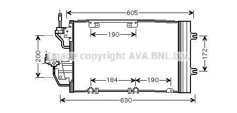 Skraplacz klimatyzacji AVA QUALITY COOLING OL5454D