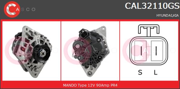Alternator CASCO CAL32110GS
