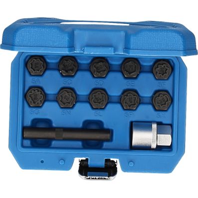 Zestaw narzędzi do wypinania, zabezpieczenia śrub kół KS TOOLS BT691210