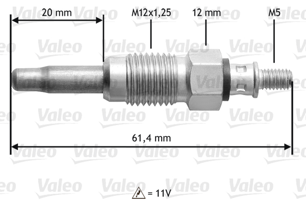 Świeca żarowa VALEO 345108