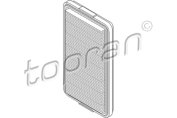 Filtr powietrza TOPRAN 500 229