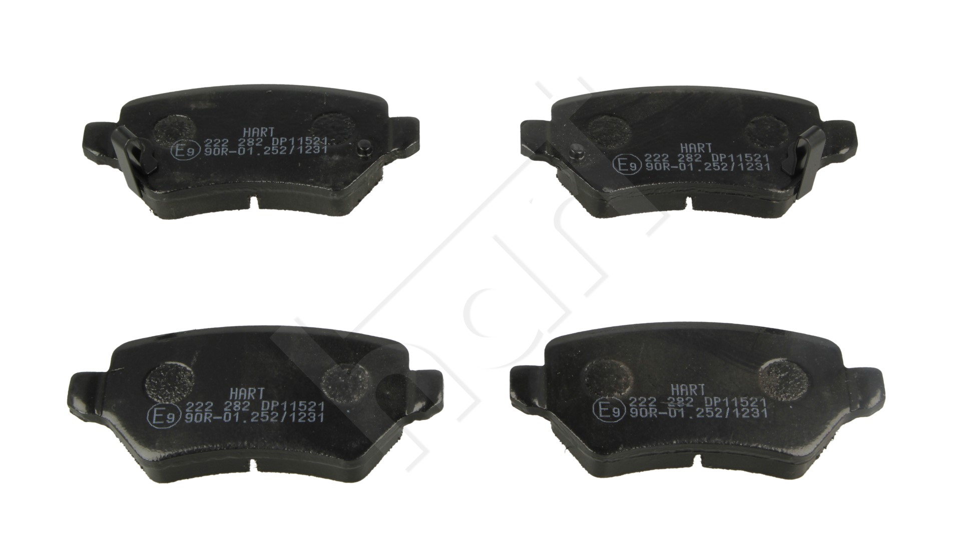 Klocki hamulcowe HART 222 282