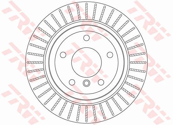 Tarcza hamulcowa TRW DF6329