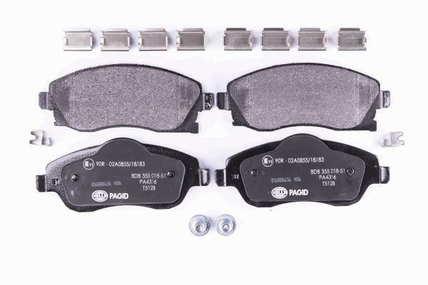Klocki hamulcowe HELLA 8DB 355 018-511