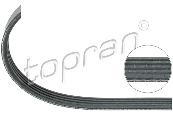 Pasek klinowy wielorowkowy TOPRAN 500 689