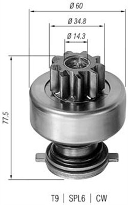 Bendiks rozrusznika MAGNETI MARELLI 940113020114
