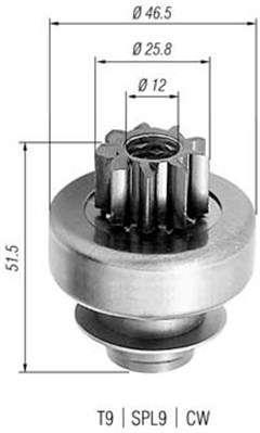 Bendiks rozrusznika MAGNETI MARELLI 940113020240