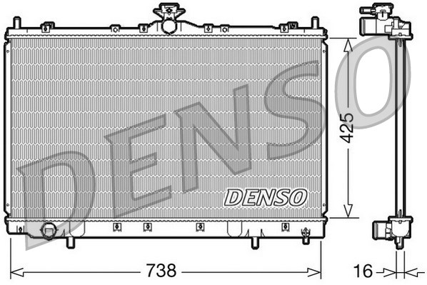 Chłodnica DENSO DRM45012