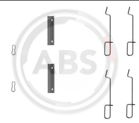 Zestaw akcesoriów montażowych  klocków hamulcowych A.B.S. 1125Q