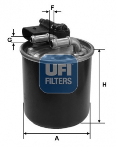 Filtr paliwa UFI 24.148.00