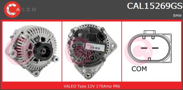 Alternator CASCO CAL15269GS