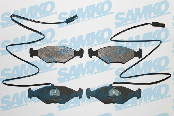 Klocki hamulcowe SAMKO 5SP017