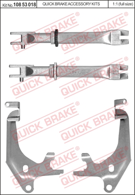 Regulacja szczęk hamulcowych QUICK BRAKE 108 53 018