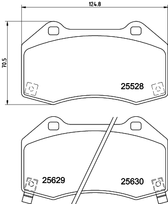 Klocki hamulcowe HELLA 8DB 355 025-871