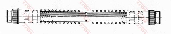 Przewód hamulcowy elastyczny TRW PHA319
