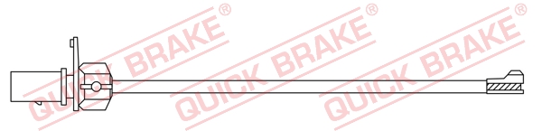 Czujnik zużycia klocków QUICK BRAKE WS 0416 A