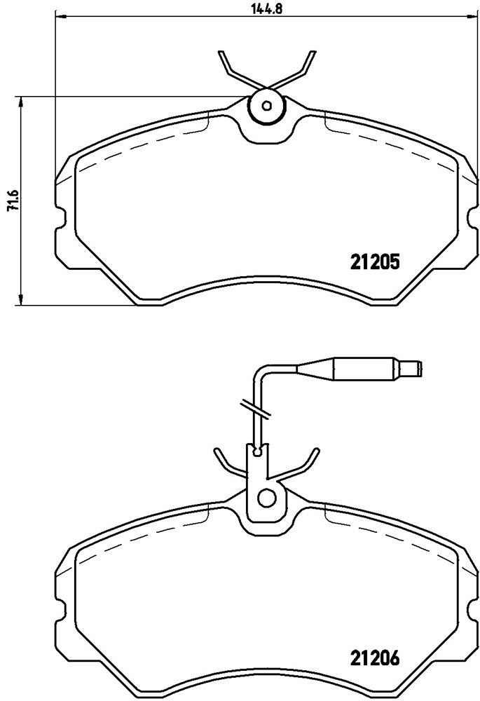 Klocki hamulcowe BREMBO P 23 023