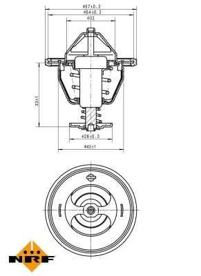 Termostat NRF 725131