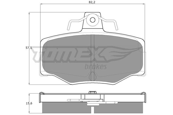Klocki hamulcowe TOMEX BRAKES TX 12-93