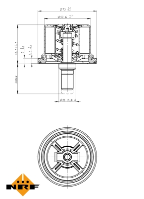 Termostat NRF 725099