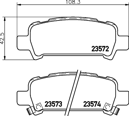 Klocki hamulcowe HELLA 8DB 355 009-401
