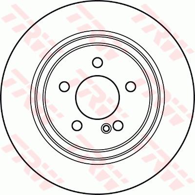 Tarcza hamulcowa TRW DF4915